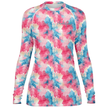 Chokefish™ Long Sleeve Rashguard Acid-Wash Woman's Shirt-001